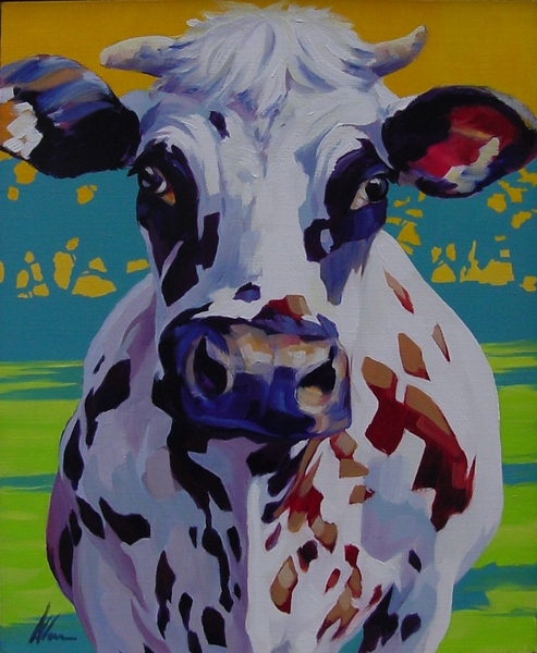 Julie. Huile sur toile, 65x54cm